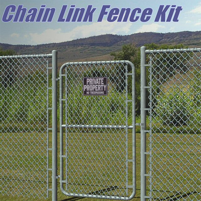 Hot Dipped Galvanized Cyclone Wire Mesh 50X50mm Chain Link Fencing 6FT Tall