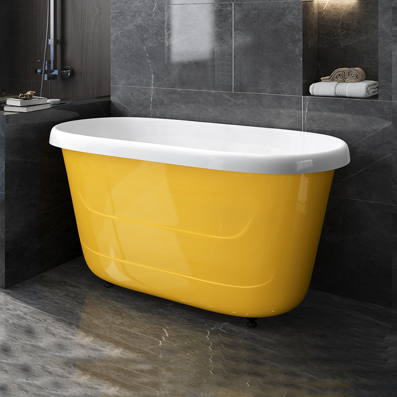 Детская акриловая ванночка OKAG желтая