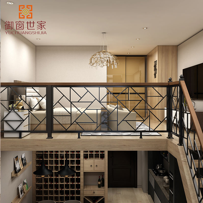 Decorative Anti Rust Outdoor Poles Panels White Aluminum Stainless Steel Railing