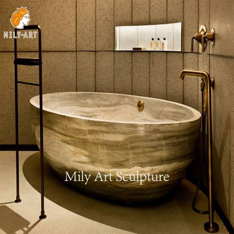 Мраморная ванна с гидромассажем