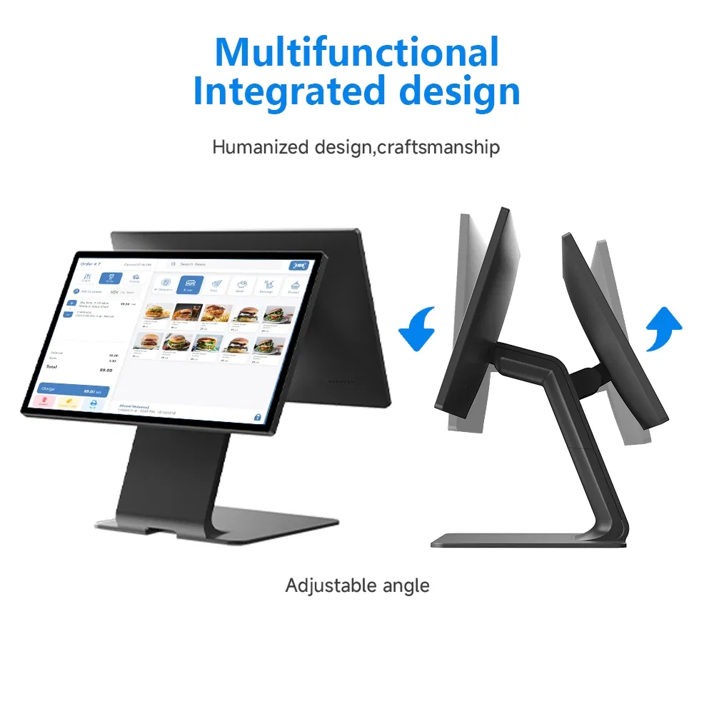 Powerful Processing Desktop POS Cash Register and POS System Suntek Sc1 Gms Certificated Under-Screen NFC Android 14