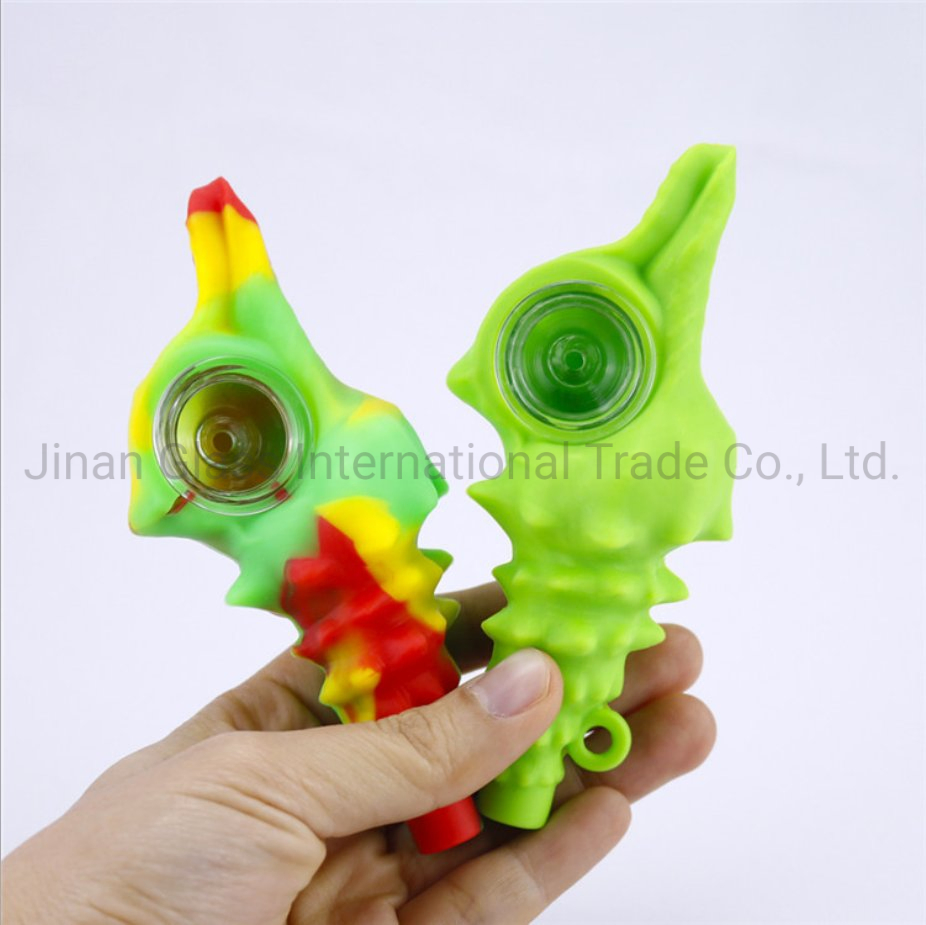 Wholesale Silicone Cigarette Set Conch Pipe Set Glass Smoking Water Pipe