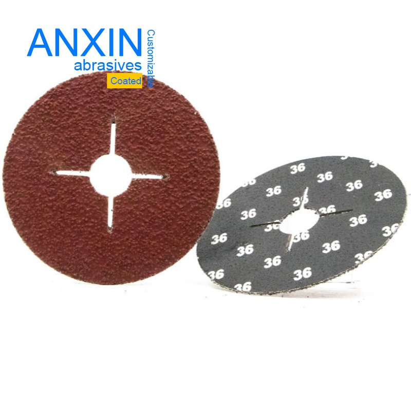 Фибровые диски для шлифовки стали, 125 мм