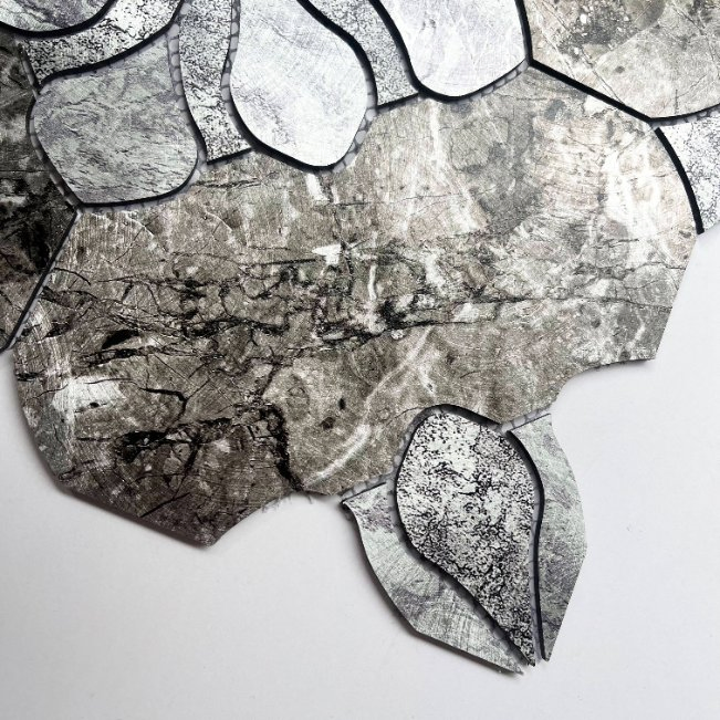 Мозаичная плитка с цветочным узором для стен и пола