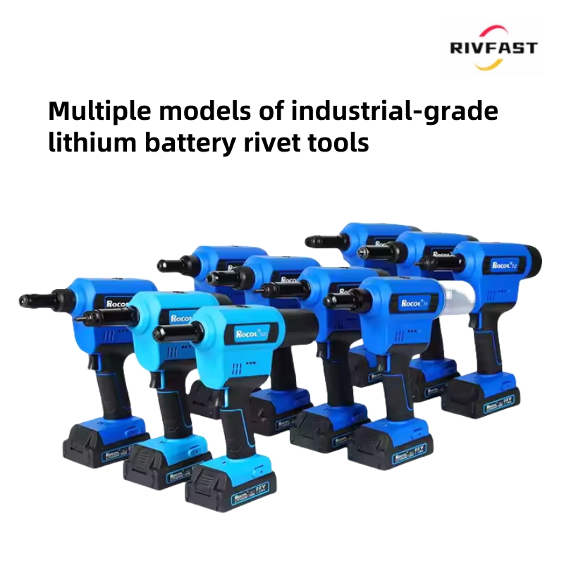 Rl-520 Lithium Battery Rivet Gun 2.4mm-4.8mm 18V 20V Handheld Riveter Electric Powered Riveting Tool