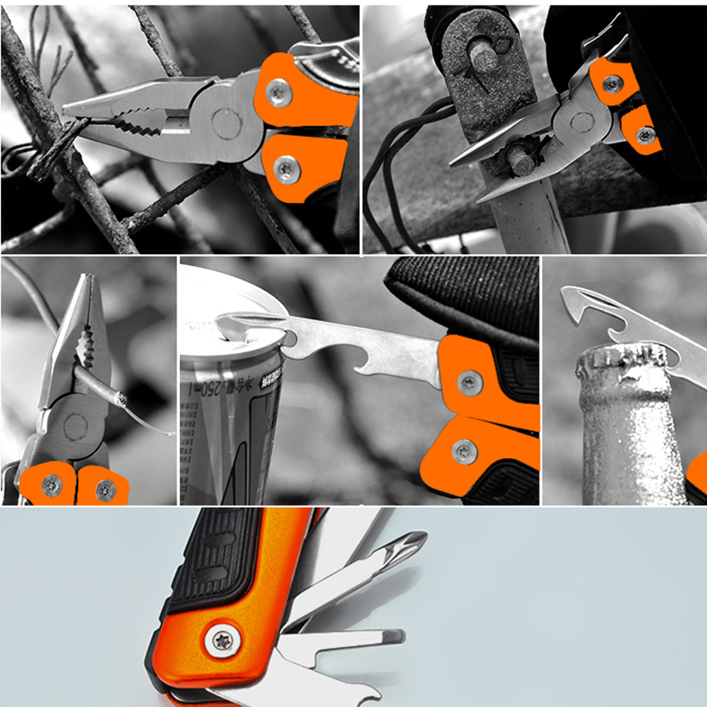 Manufacturer Stainless Steel Custom Multifunction Pliers Multitool Outdoor Multi-Purpose Tool Pliers