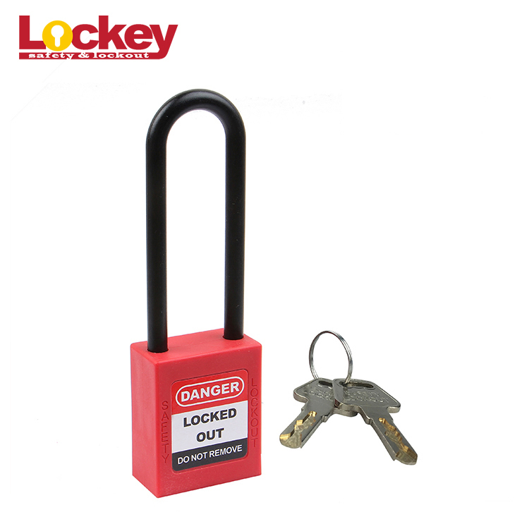 Lockey Loto 76mm Insulation Nylon Shackle Safety Padlock