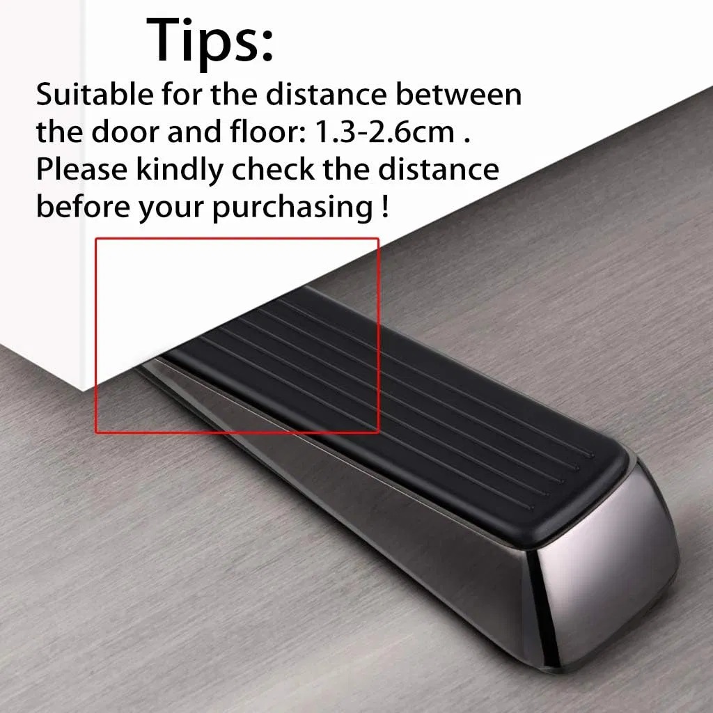 Mdmp-0082 Die-Cast Zinc Door Stop, Satin Nickel Finish