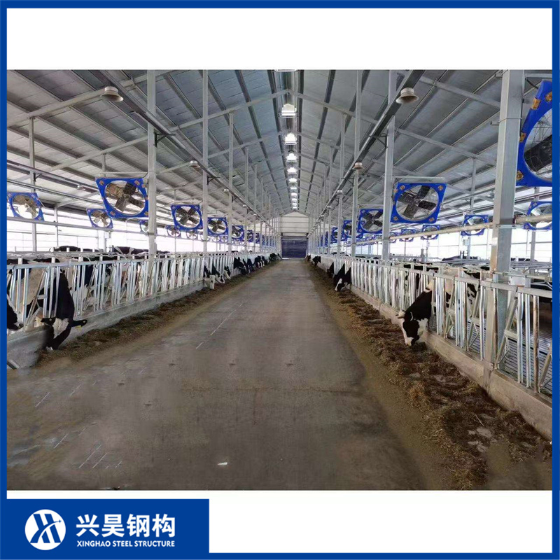 Lightweight High-Strength Beam Prefab Metal Storage Farming Equipment Steel Structure Sheep/Goat/Pig/Hog/Cattle/Cow/Poultry House/Shed
