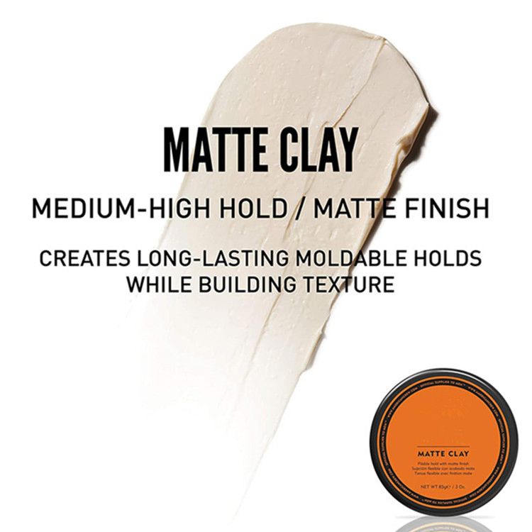 Custom Premium Formula Hair Matte Clay for Medium Hold Hairstyles