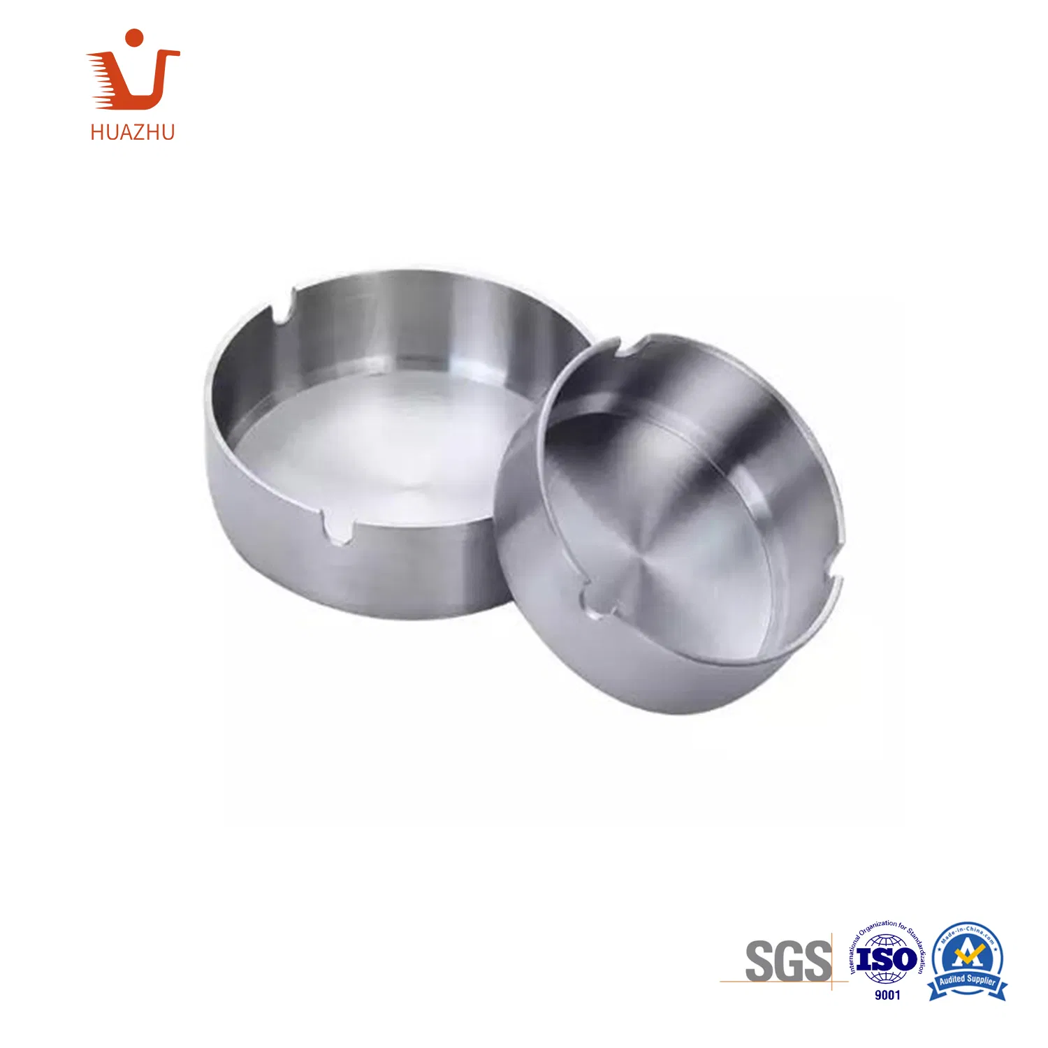 Custom Personalized Cigarette Ashtray Zinc Alloy Smoking Accessories Cigar Tabletop Round Aluminum Alloy Ash Tray Suitable Metal Cap