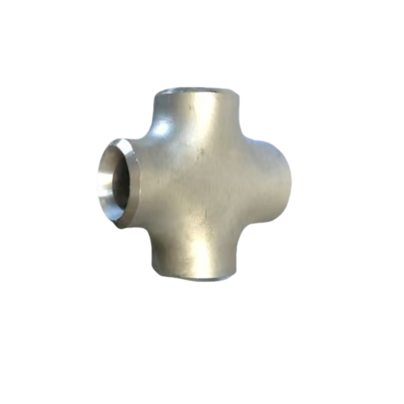 Butt-Welded Pipe Fittings Forged Stainless Steel 316 Seamless Straight Cross Tee