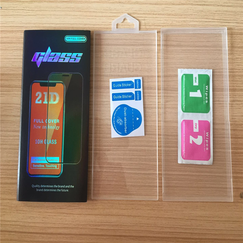 Упаковка 21d защитных стекол для iPhone 6-13 Pro Max