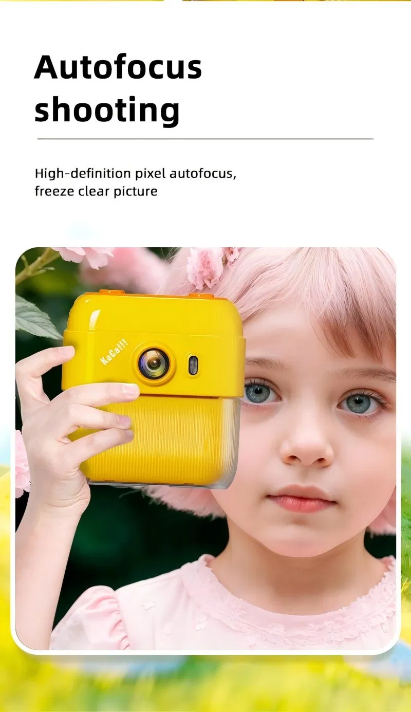Instant Print Digital Camera for Kids Fun Educational Toy Gift for Boys & Girls