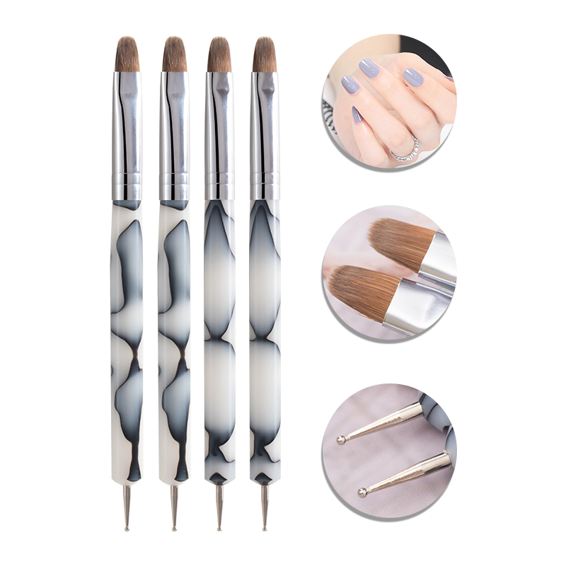 Guyo marble Kolinsky Acrylic Nail Brush for Manicure