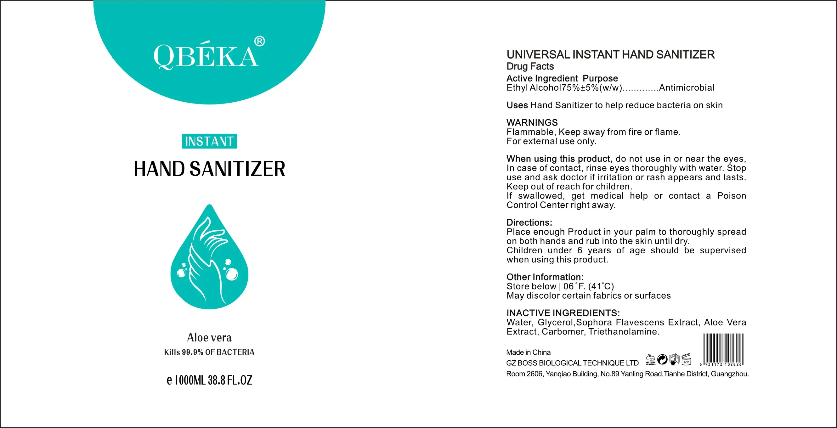 30ml 75% Alcohol Instant Hand Sanitizer Gel Manufacturer in Stock Kill 99.9% Germs