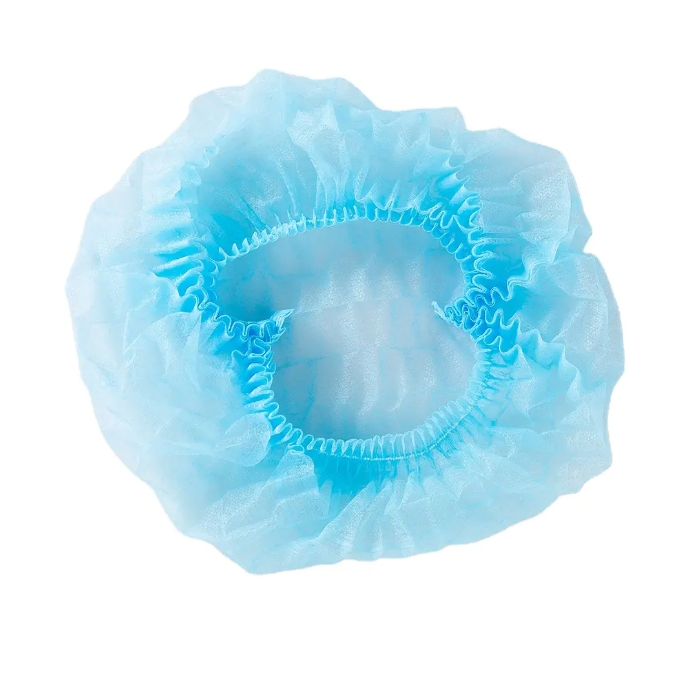 Big Disposable Non Woven Cap Bouffant Caps Disposable Round Head Cap