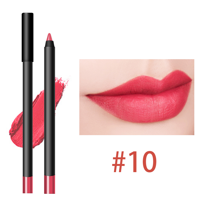 Private Label Custom Vegan Cruelty Free Creamy Dark Brown Nude Lip Liner