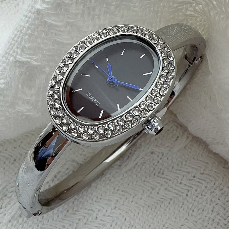 Gold Bangle Bracelet Casual Women Retro Ladies Quartz Dress Watch