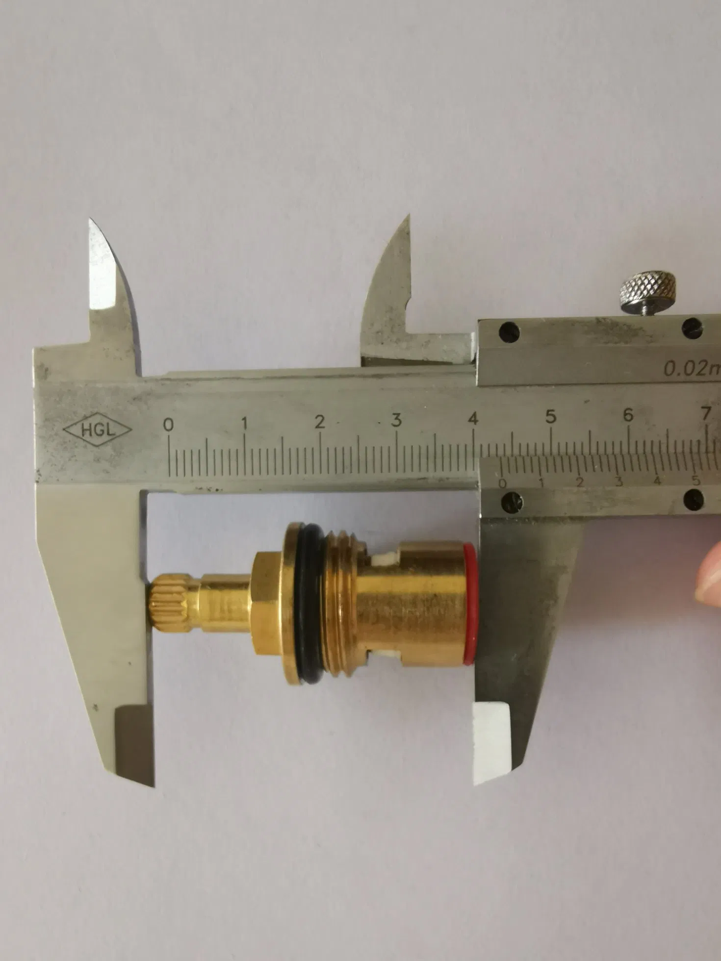 Ceramic Disc Cartridge for Bathroom Faucet Parts Made of Forged Brass