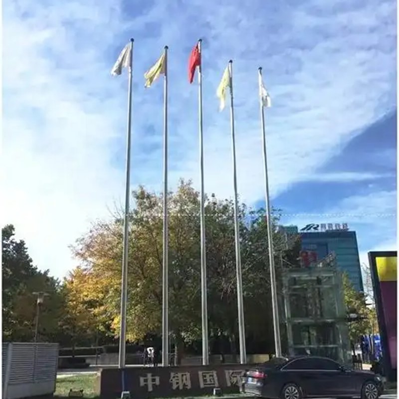 Custom Sectional Flags Poles Automatic Flagpole