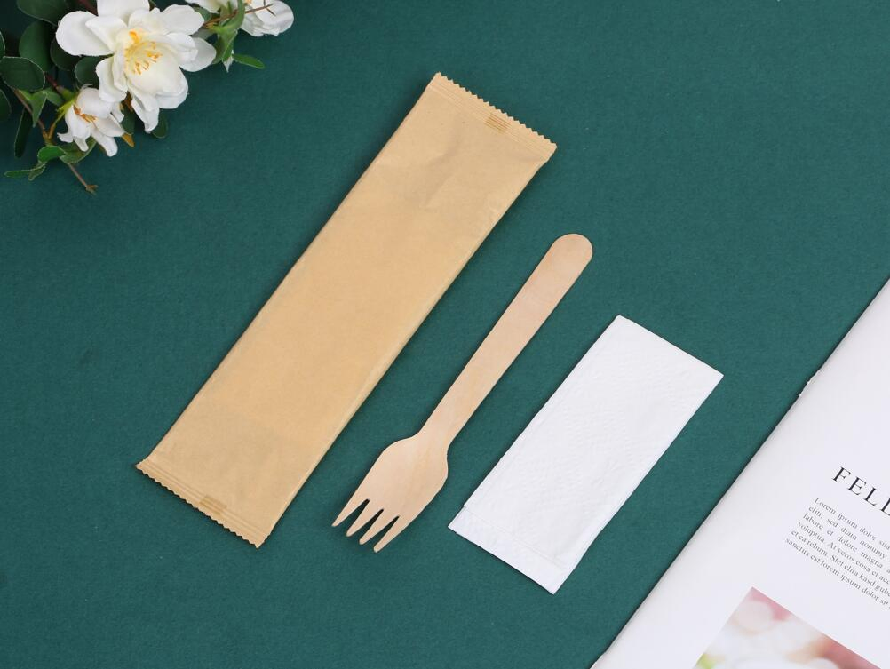 Best Disposable Bamboo Kitchen Cutlery Sets Fork and Knife