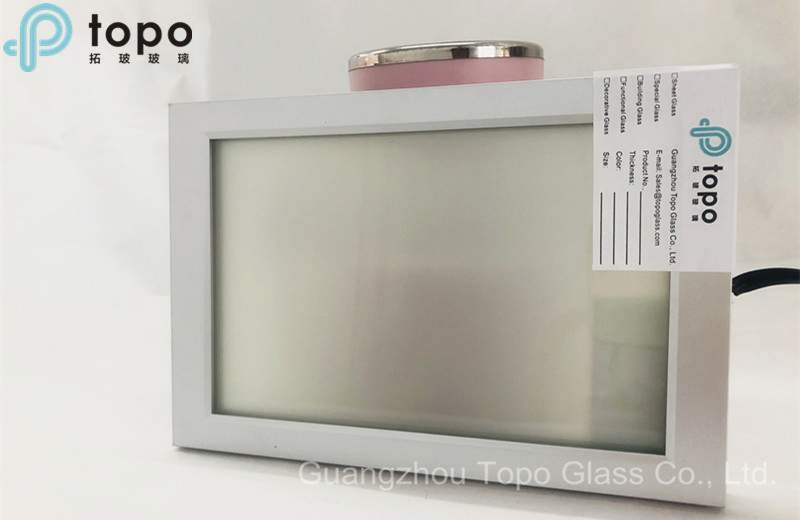 Switchable Electronic Power Control Smart Privacy Dimming Glass for Hotel Bathroom (UCEF-TP)