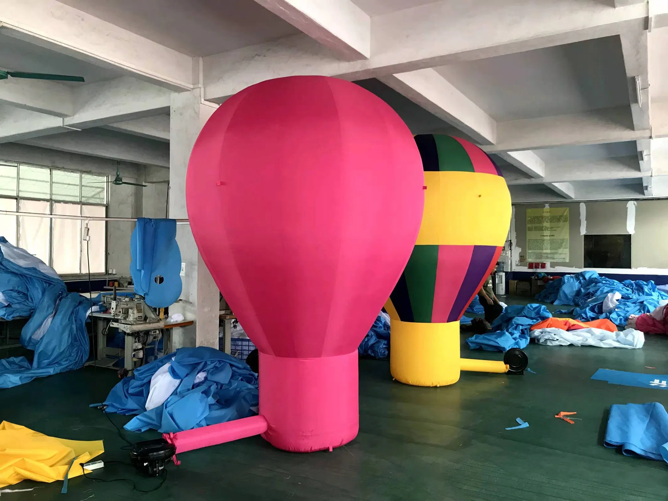 Advertising Hot Air Shape Balloons Huge Inflatable Ground Balloon Display with Logo Printing