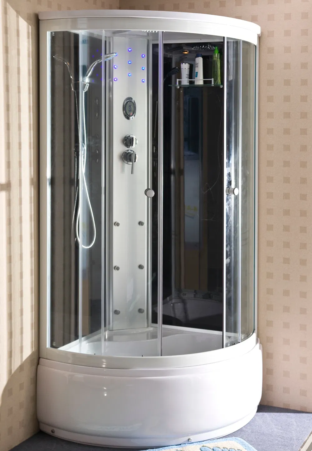 Luxury Prebab Steam Bathroom Massage Shower Cabin with FM Radio