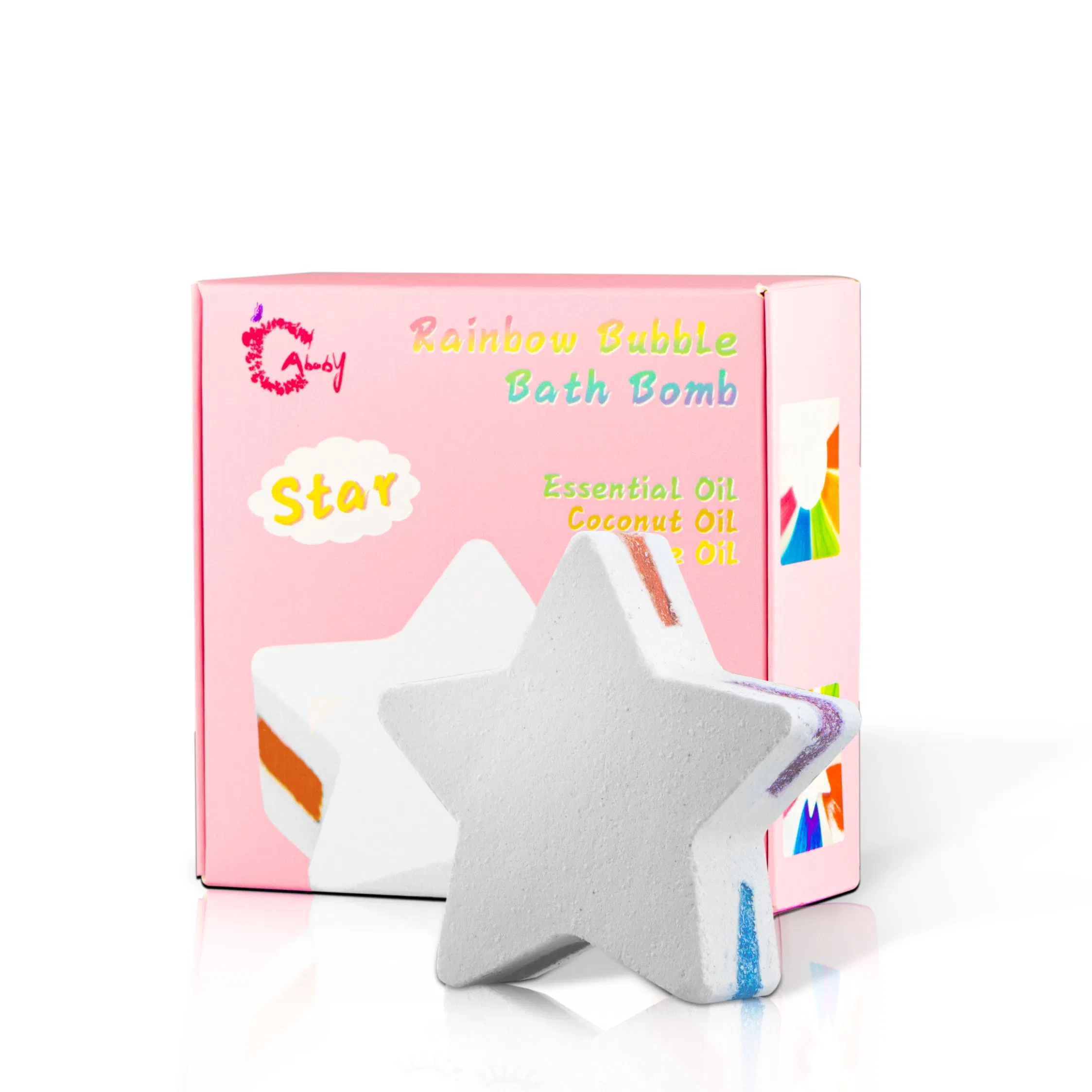 Luxurious Star Rainbow Bath Bombs for Soothing Self-Care Moments