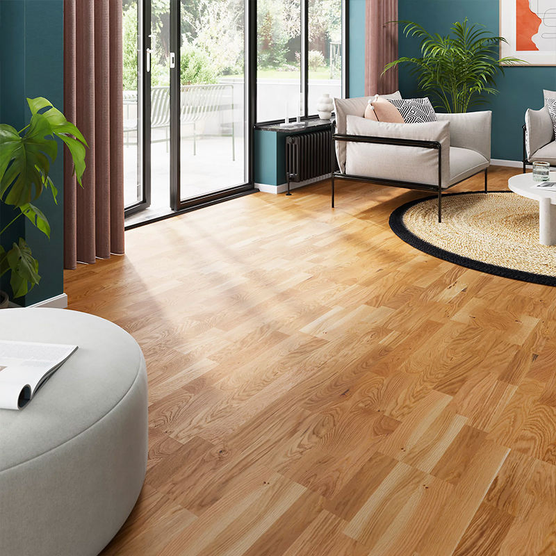 Solid Wood Flooring Engineered Waterproof Wood Floorinq Good White Oak Tap & Go Flooring