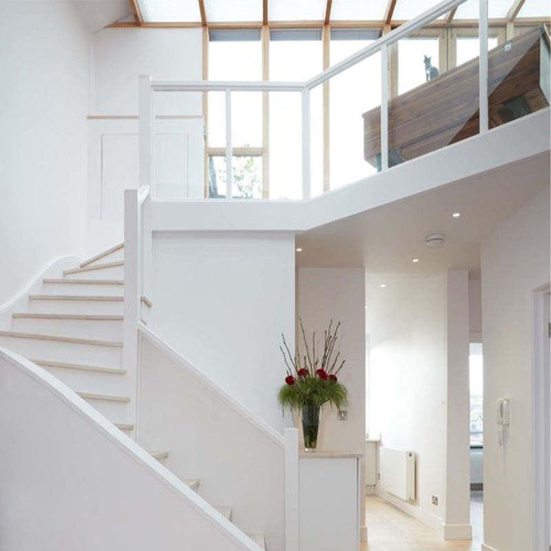 Cbmmart Aluminium Frame Staircase Balustrades Handrails Tempered Glass Railing