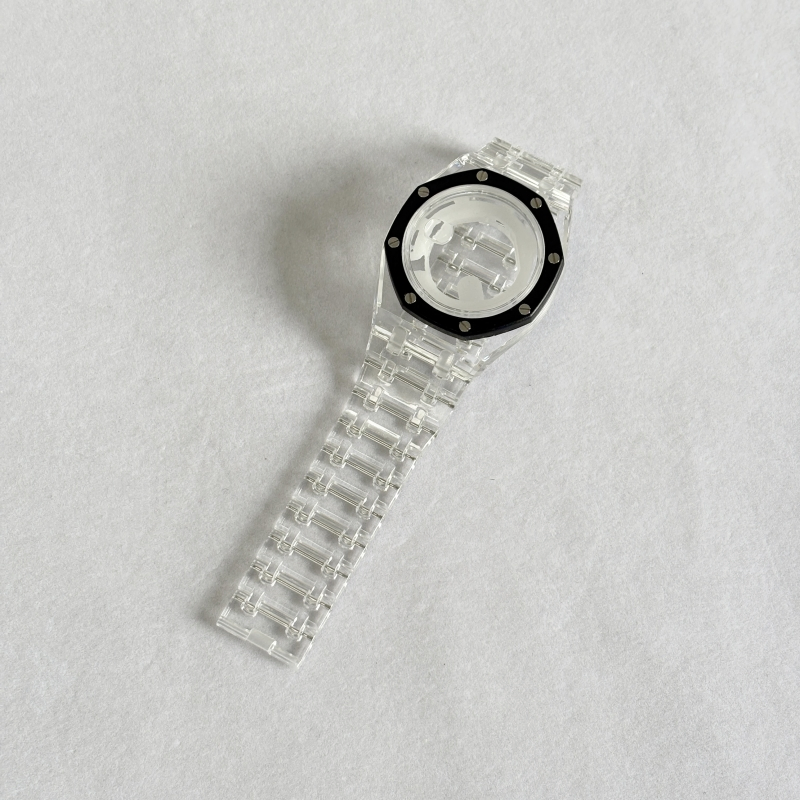 Good Transparent PC Plastic Removable Link Watch Strap