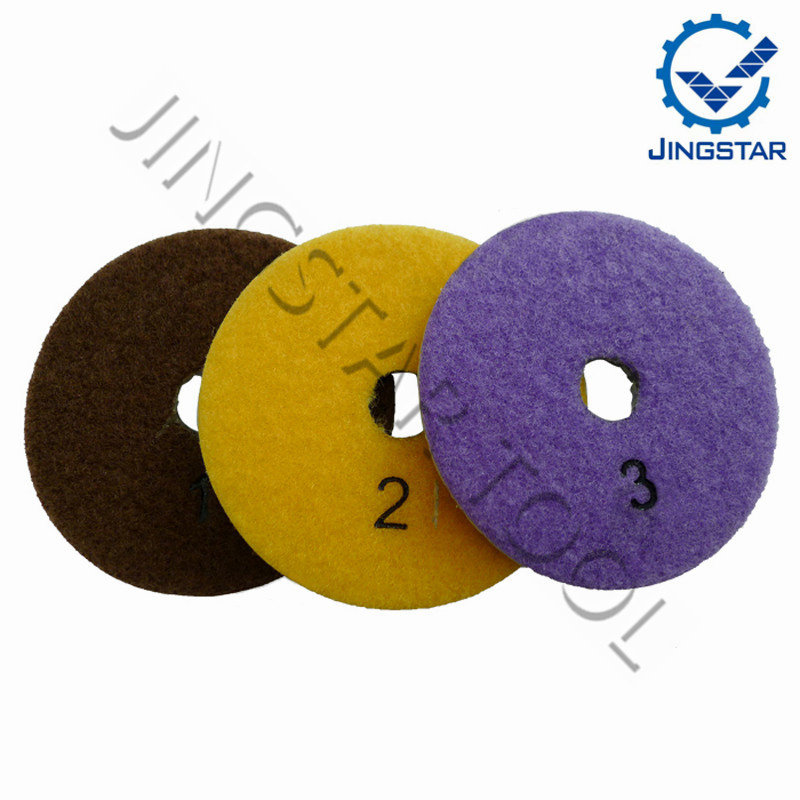 4-Inch 3-Step Polishing Pad Free Shipping 3PCS/6PCS