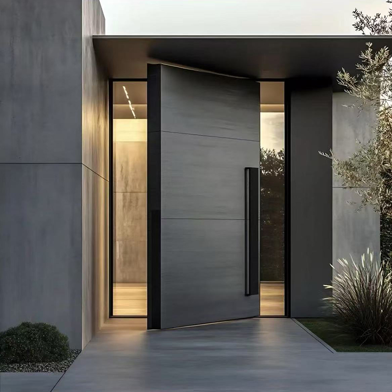 Corrosion Resistance Waterproof Exterior Door Sealing Performance Cast Aluminum Exterior Door