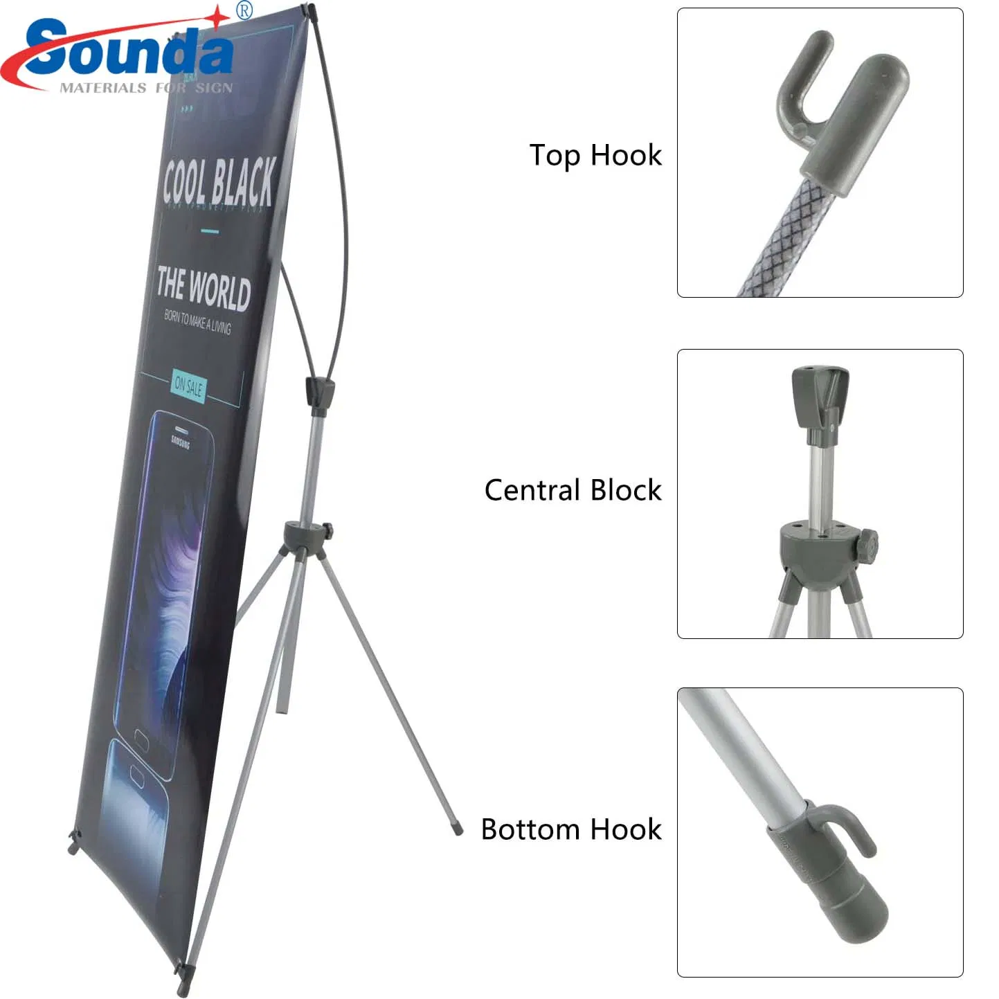 Brand Advertising Popular X Banner Stand
