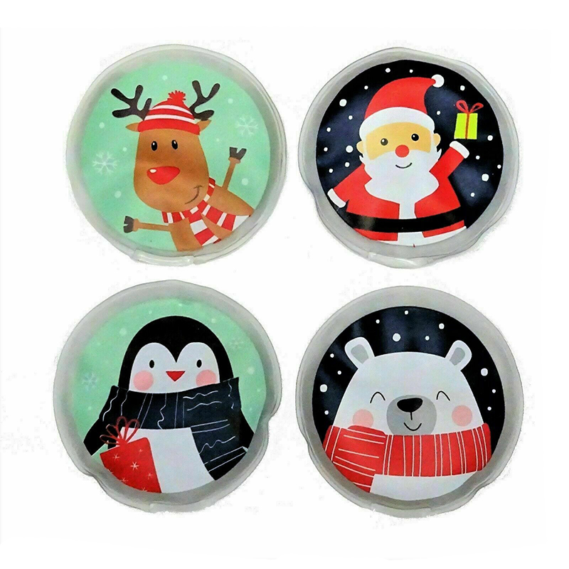 Promotional Magic Click Reusable Cartoon Shape Gel Hand Warmer Pocket Instant Snap Heat Pack for Winter