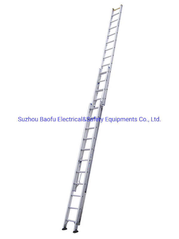 Superior 3-section extension aluminum single sided ladder