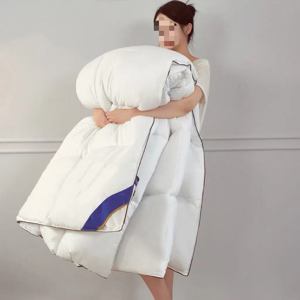 Soft Skin-Friendly Pure Cotton Feather-Proof Fabric Feather Velvet Quilt Travel All-Season Warm Quilt