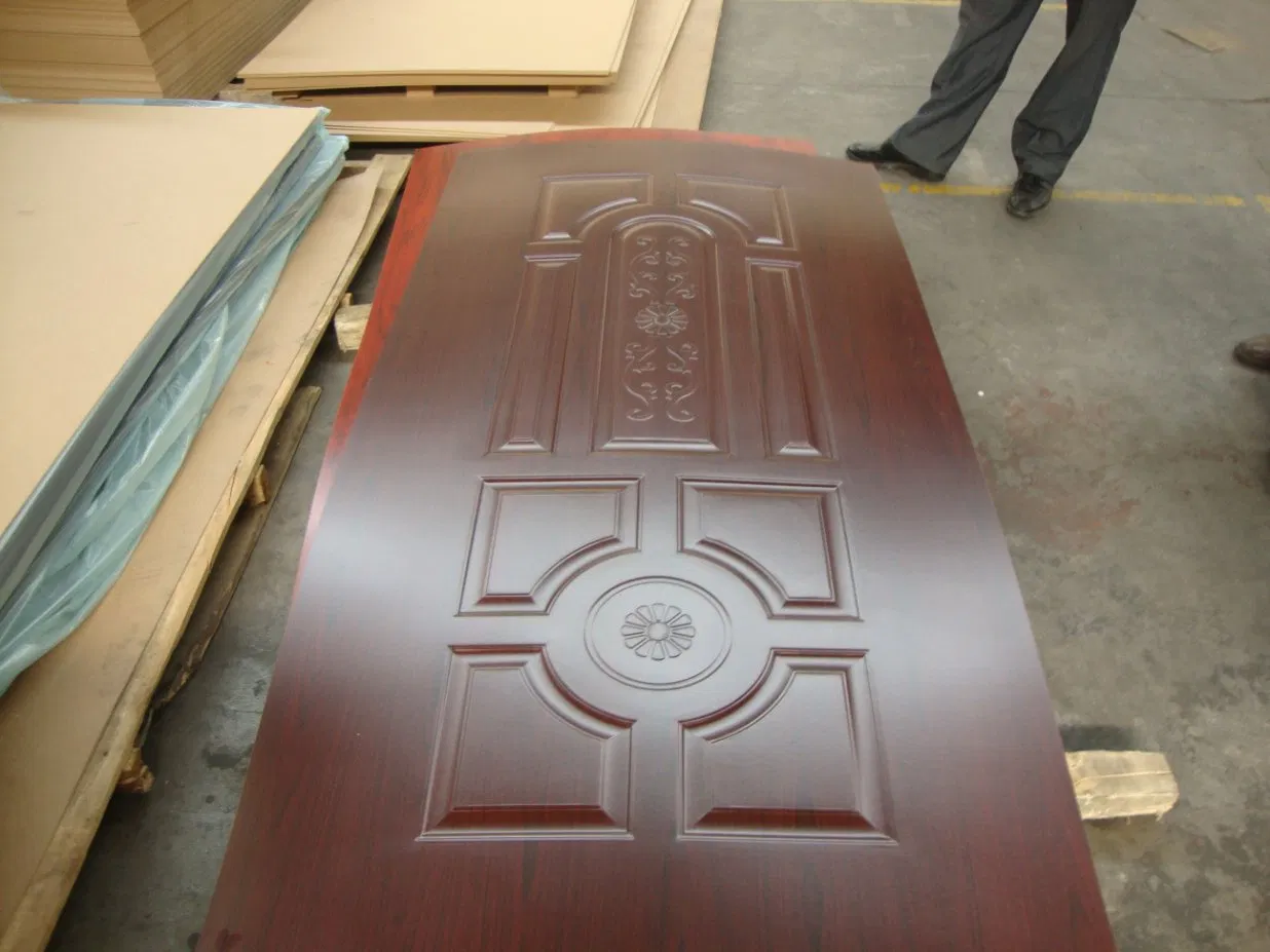 Wooden Composite Door Material Melamine Molded HDF MDF Door Skin for Interior Door