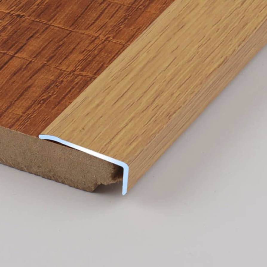 Aluminum Profile Carpet Floor Cover Step Safe Stair Nosing Tile Ceramic Trim