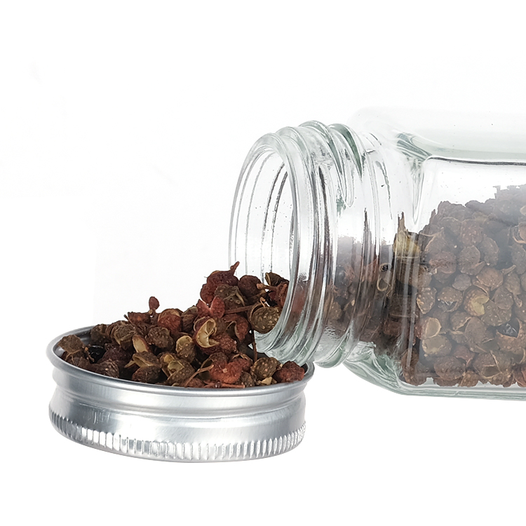 4 Oz Kitchen Seasoning Storage Bottles Glass Spice Jars with Bamboo Lid