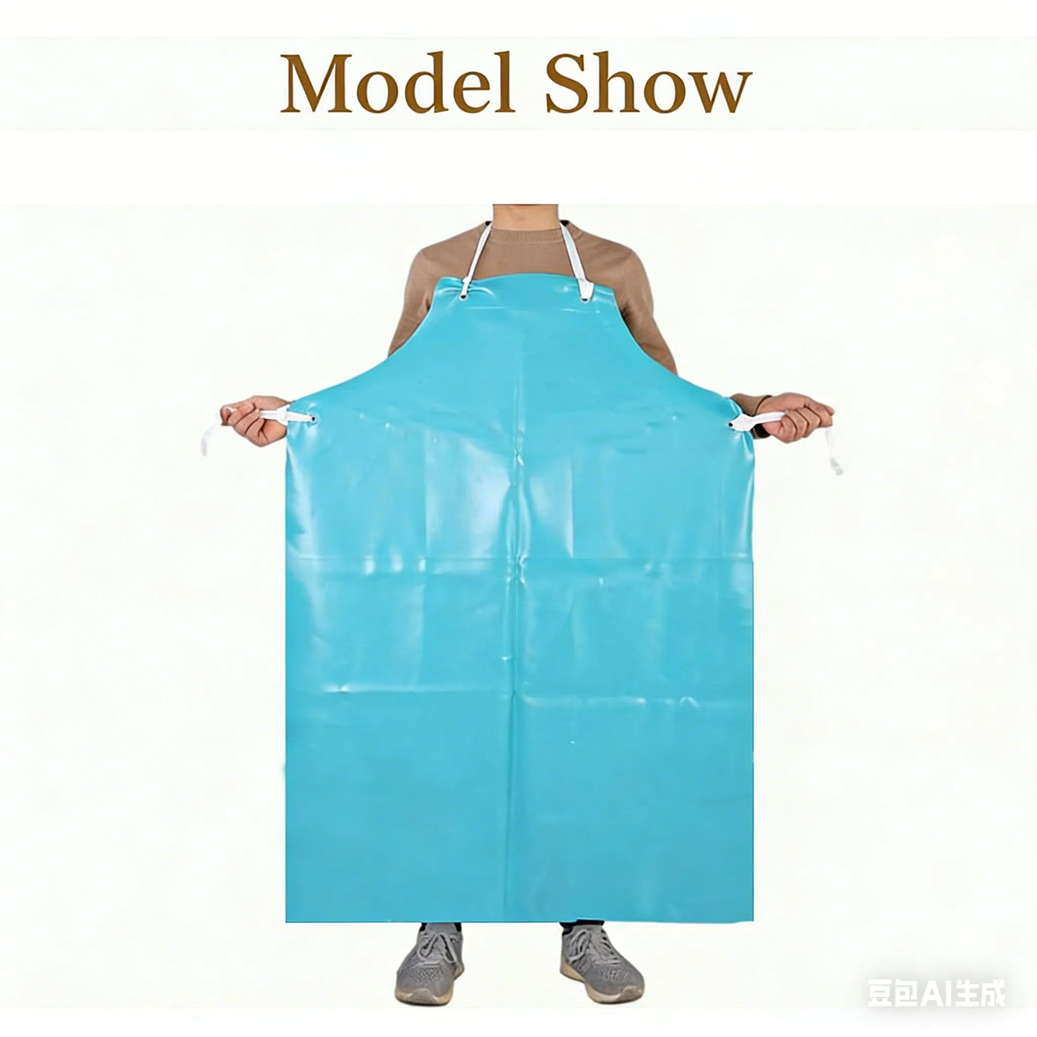 Industrial Chemical Apron Safety Working Thickened PVC Waterproof Apron for Dishwasher Fishing