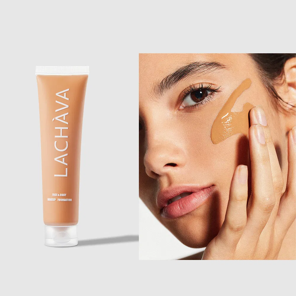 Private Label Face Beauty Traceless Soft Foundation Cream Tube Waterproof Matte Makeup Liquid Full Coverage Foundation