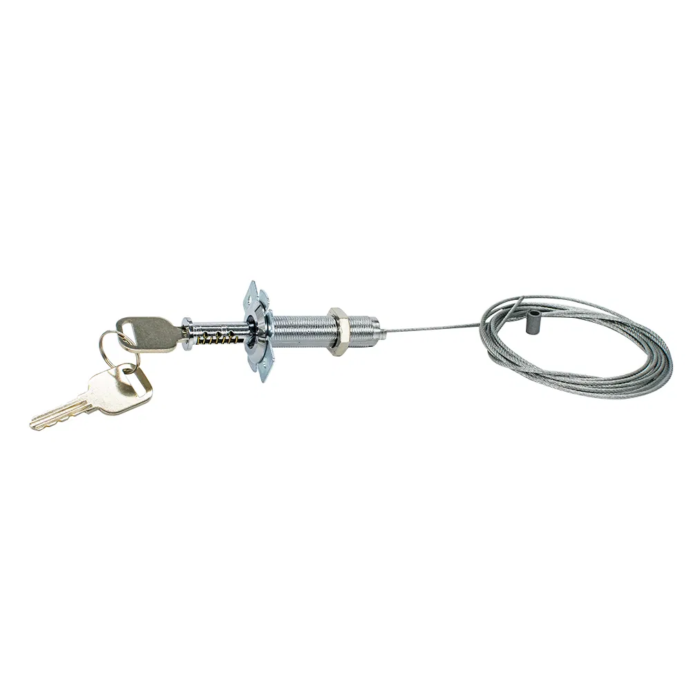 2 Meter Rolling Shutter/Garage Door Emergency Lock with Two Keys Remote Control Electric Garage Universal Lock Core