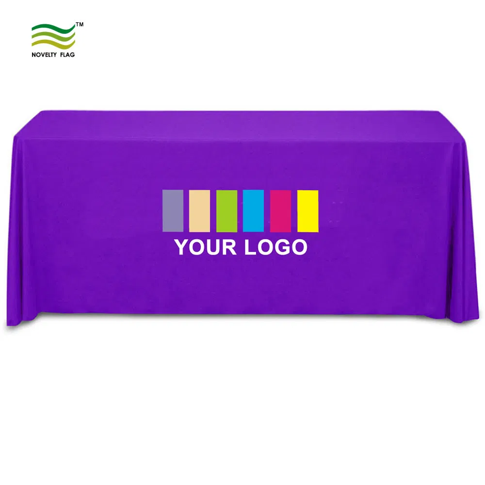 Custom Logo Printing Advertising Table Covers Table Throw with Runner