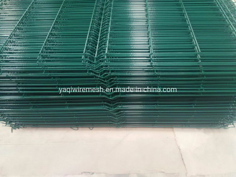 5.0mm PVC Coated Galvanized Wire Mesh Fence Powder Coated Security Wire Mesh Fence Anping Factory