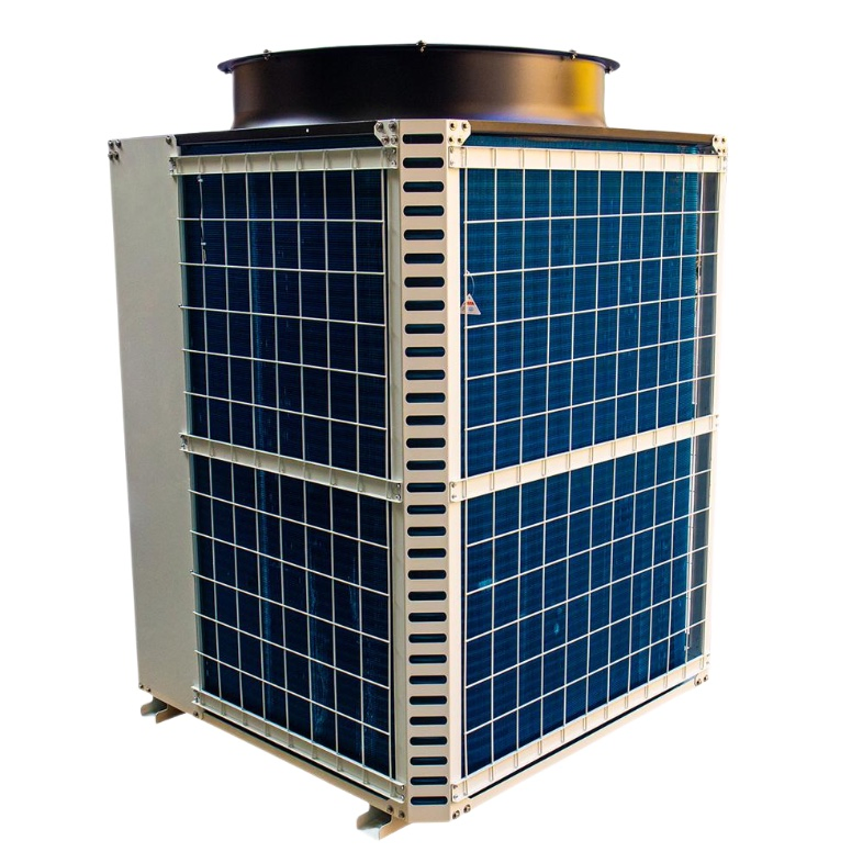 C2 PRO--45kw Commercial Hybrid Inverter Evi Air Source Heat Pump, WiFi APP Control, -25c Application
