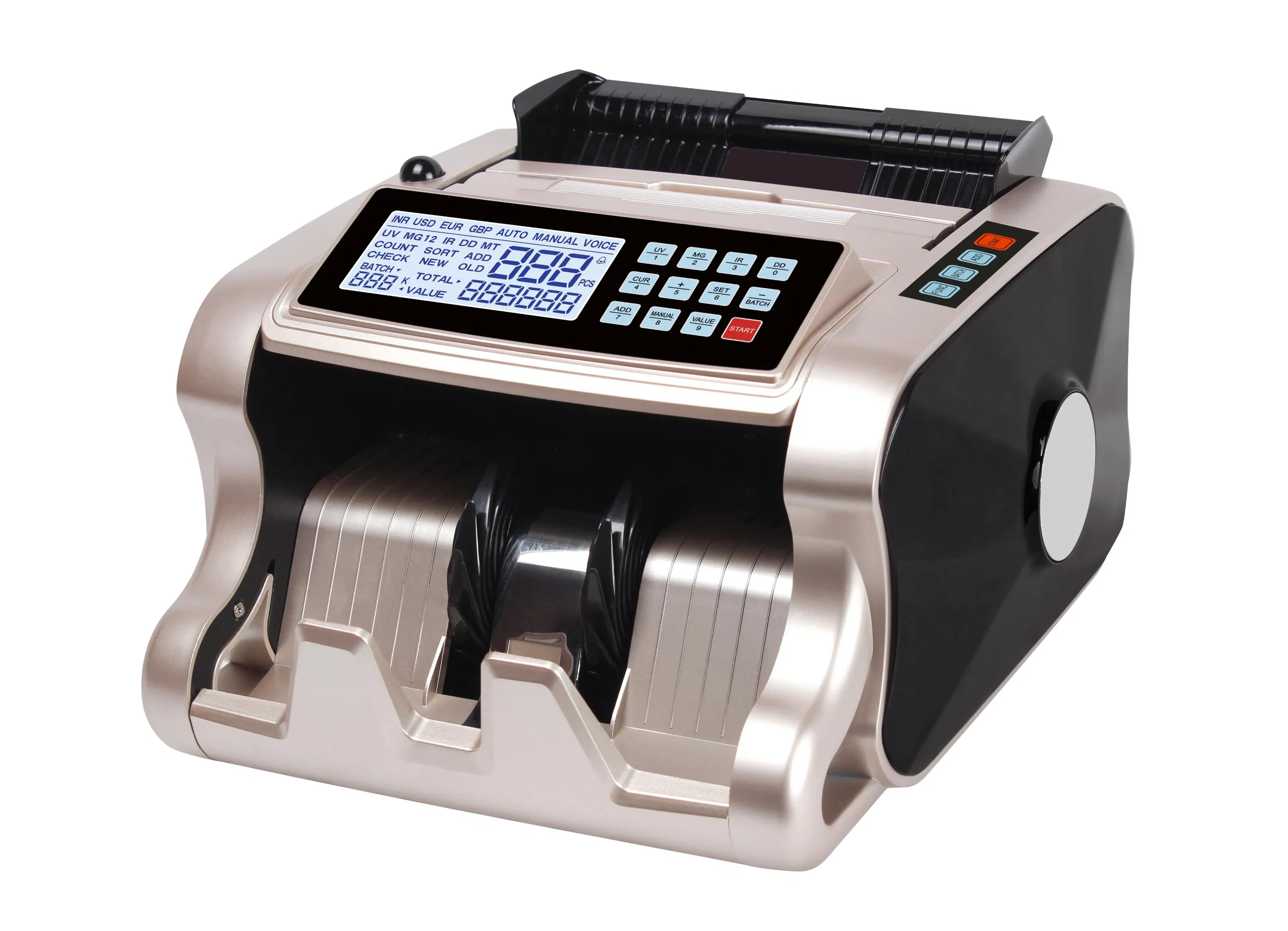 Al-6600 Bill Counterfeit Detector De Billetes Money Counter Machine