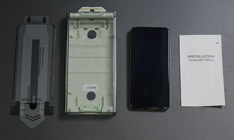 3D защитное стекло для Xiaomi 15 PRO, безпылевая установка